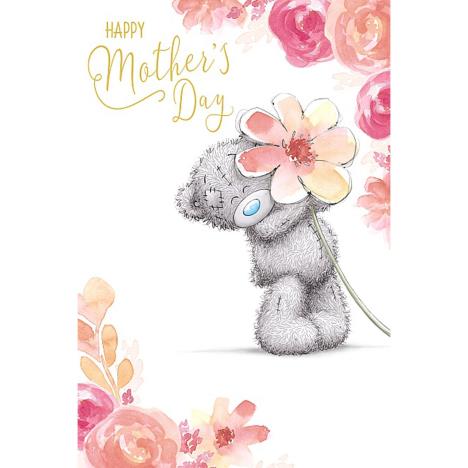 Tatty Teddy Holding Large Flower Me to You Bear Mother's Day Card £3.59